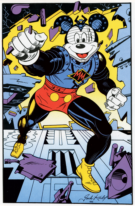 Mickey na visão de um dos "pais" da Marvel, Jack Kirby